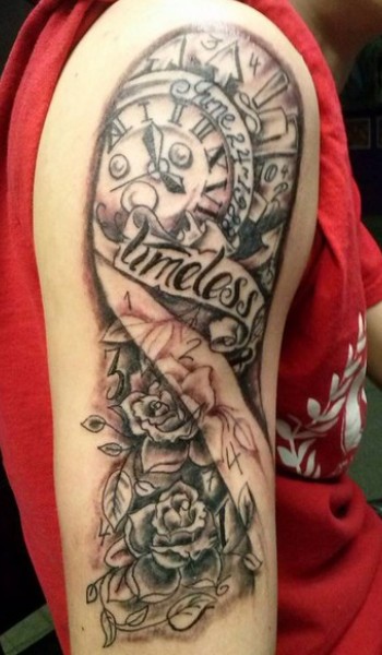 floral timeless tattoo