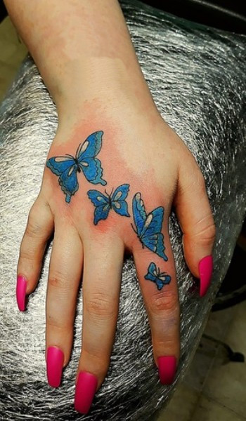 multiple butterflies