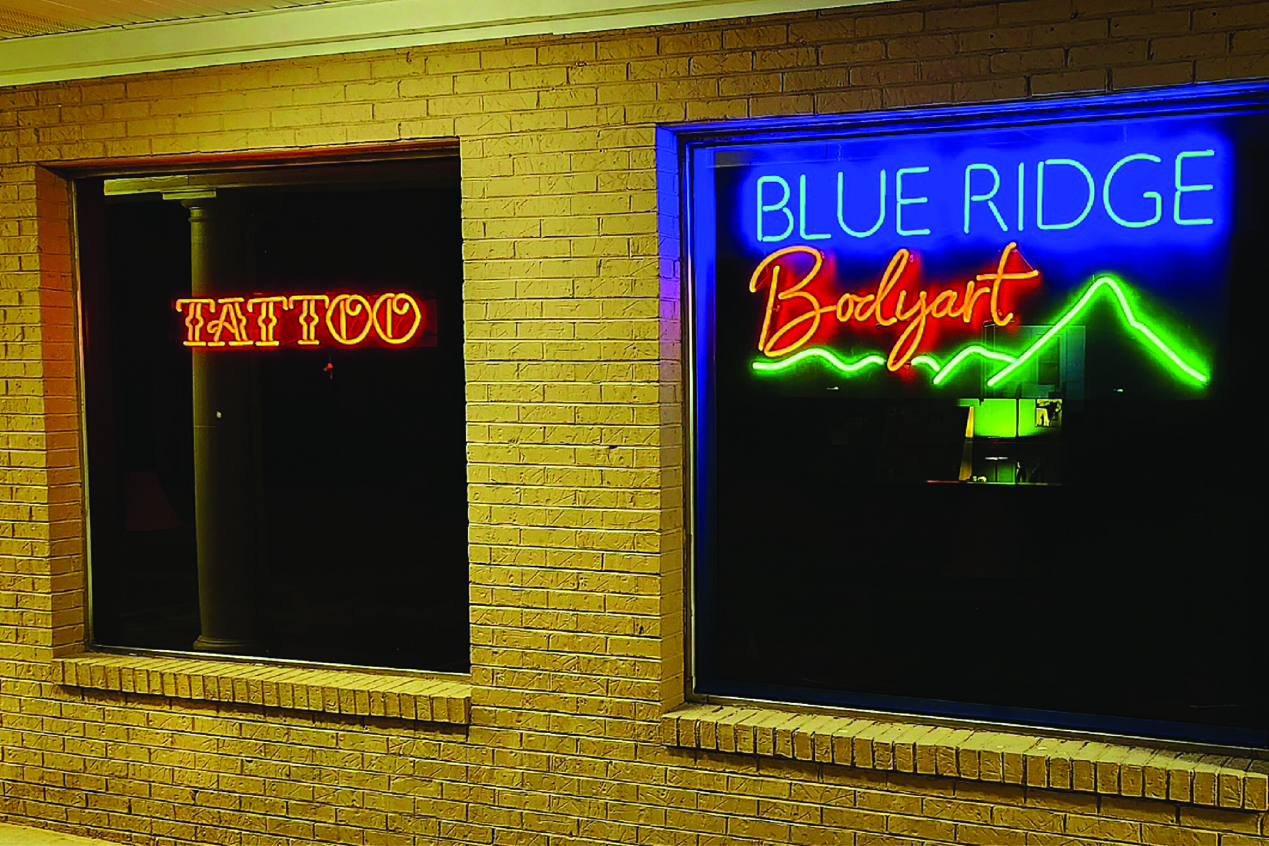 blueridge bodyart store front
