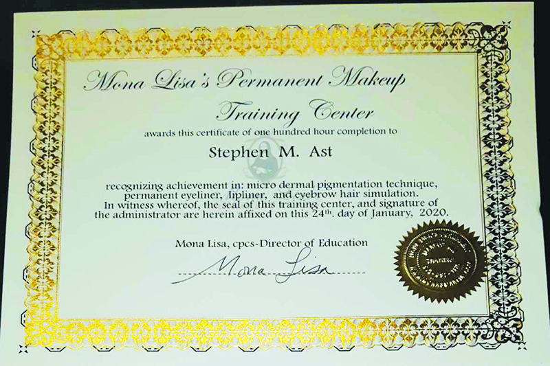 100 Hour Certification in micro dermal pigmentation
